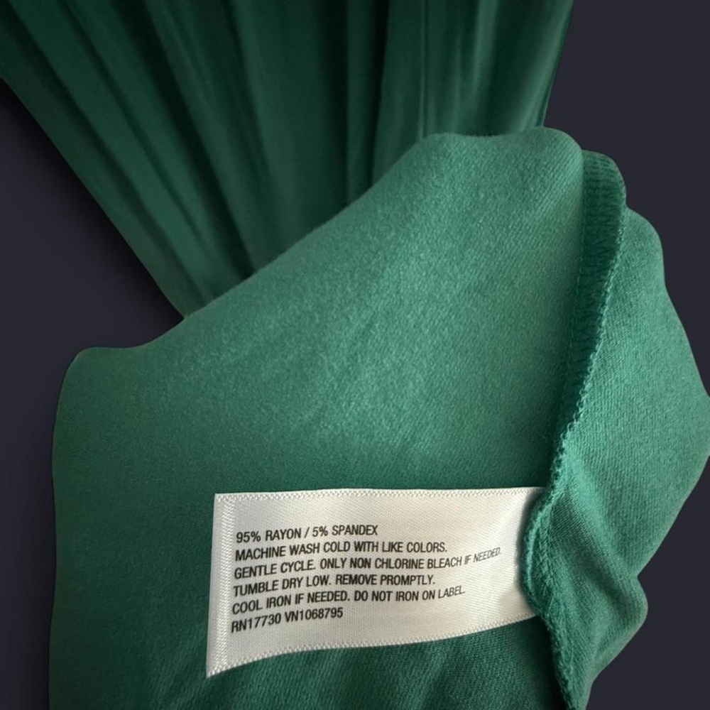 A New Day Teal Green Sleeveless Scoop Neck Sundress - Picture 5 of 5
